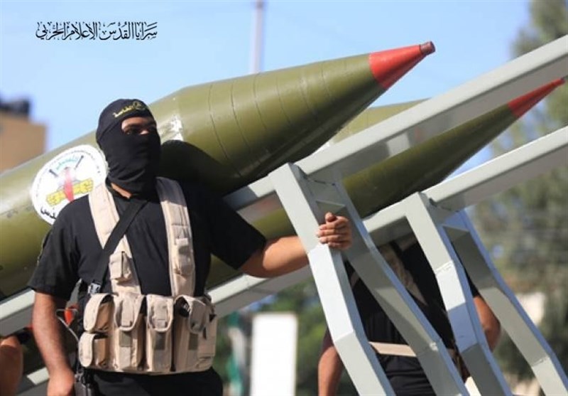 کمربند موشکی مقاومت در مرز غزه