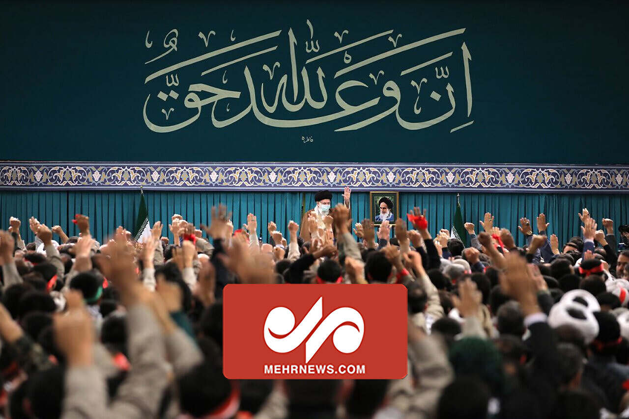خواندن شعری حماسی در دیدار امروز بسیجیان با رهبر انقلاب – خبرگزاری مهر  