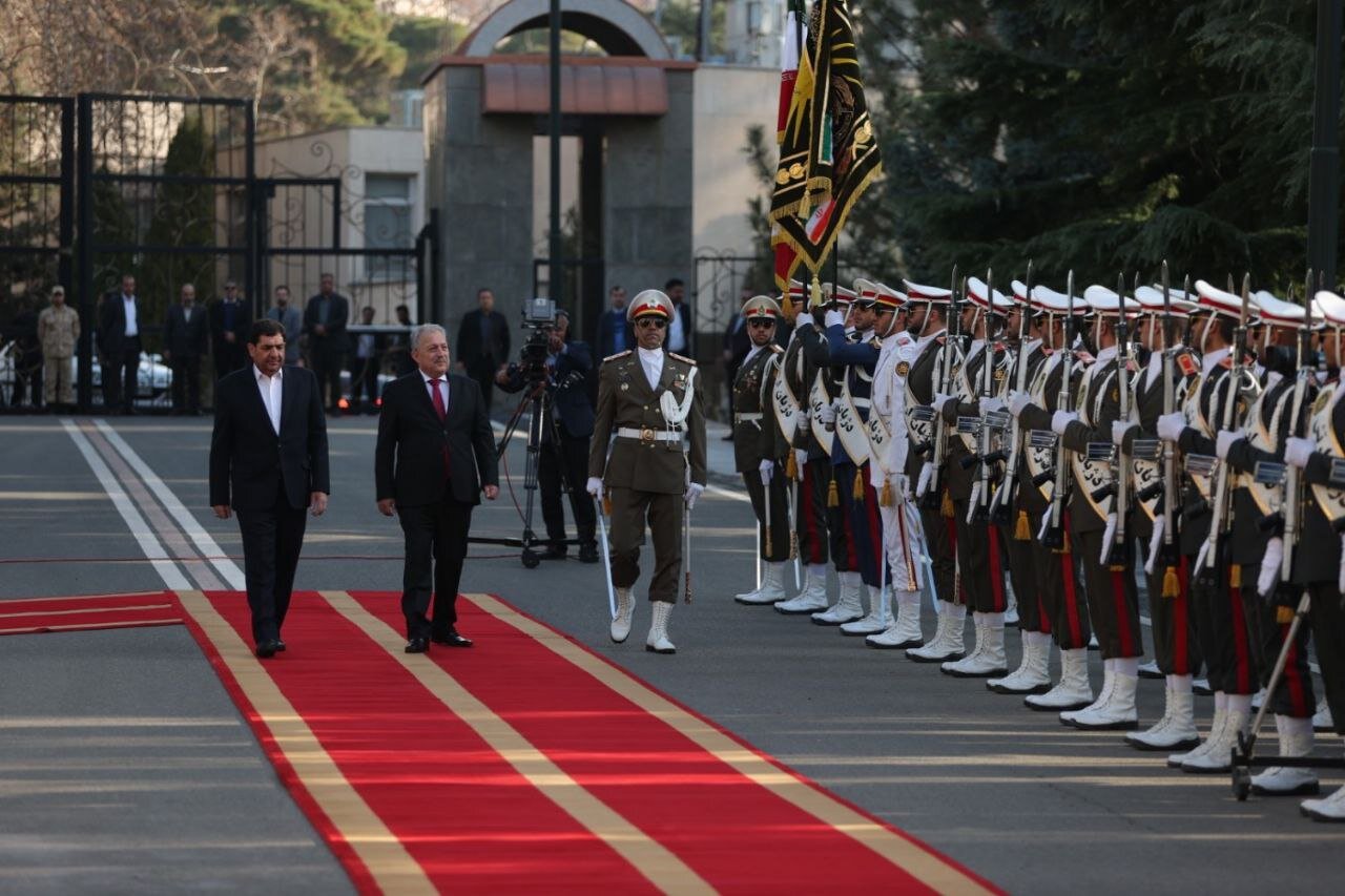 استقبال رسمی مخبر از نخست وزیر سوریه – خبرگزاری مهر  