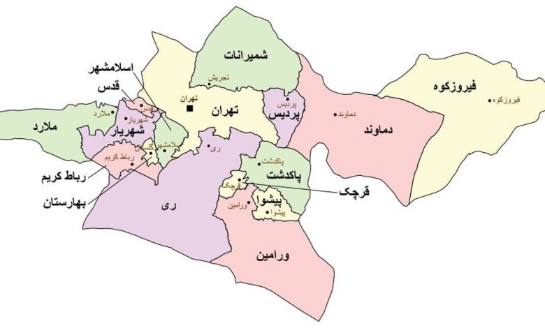 تصویب تشکیل استان تهرانِ شرقی در کمیسیون سیاسی دولت