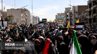 قیام مردم در دفاع از فلسطین/ بیعت با شهدای راه قدس در تهران - هشت صبح