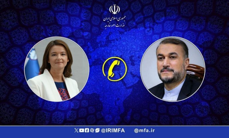 تبادل نظر وزرای امور خارجه ایران و اسلوونی درباره تحولات منطقه - هشت صبح