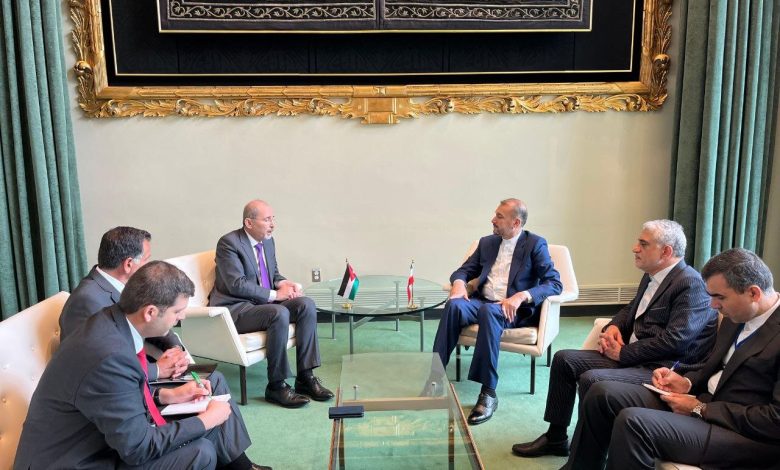 وزیر امور خارجه اردن با امیرعبداللهیان دیدار کرد - هشت صبح