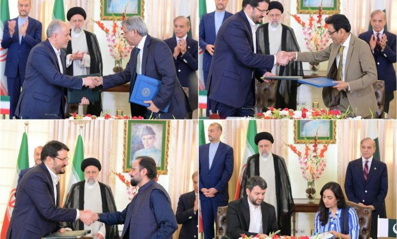 اسناد همکاری میان هیات‌های عالی‌رتبه ایران و پاکستان امضا شد - هشت صبح