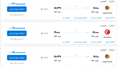 قیمت بلیط هواپیما تهران-نجف، امروز ۱۲ اردیبهشت ۱۴۰۳