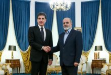 بارزانی در دیدار با دبیر شورای عالی امنیت ملی: اجازه نمی‌دهیم از ناحیه اقلیم کردستان عراق به امنیت ایران لطمه بخورد