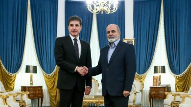 بارزانی در دیدار با دبیر شورای عالی امنیت ملی: اجازه نمی‌دهیم از ناحیه اقلیم کردستان عراق به امنیت ایران لطمه بخورد
