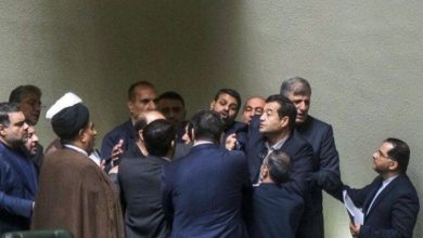 تصاویری از درگیری‌های امروز مجلس