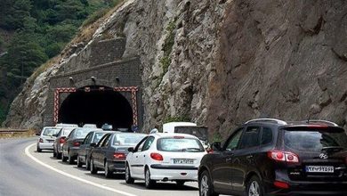 آخرین وضعیت جاده ها؛ ترافیک سنگین در جاده چالوس - هشت صبح