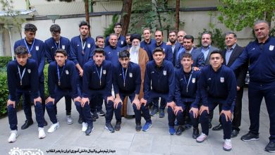 دیدار تیم ملی والیبال دانش‌آموزی ایران با رهبر انقلاب - هشت صبح