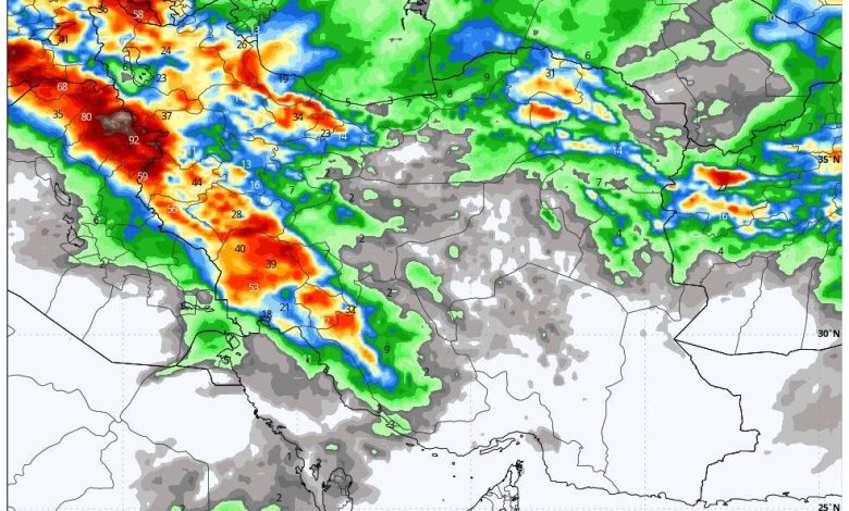 ورود موج‌های رگباری شدید به کشور از هفته آینده - هشت صبح