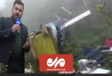 تصاویری از لاشه بالگرد حامل رئیس‌جمهور و شهدای همراه - هشت صبح