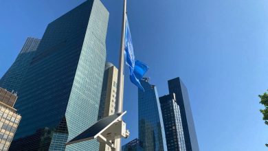 پرچم سازمان ملل متحد نیمه افراشته شد - هشت صبح