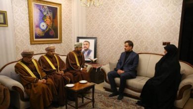 حضور وزیر خارجه عمان در منزل شهید امیرعبداللهیان - هشت صبح