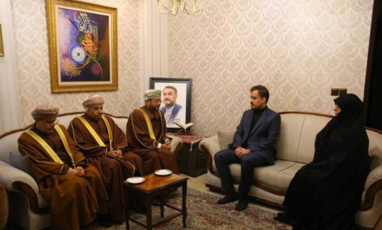حضور وزیر خارجه عمان در منزل شهید امیرعبداللهیان - هشت صبح