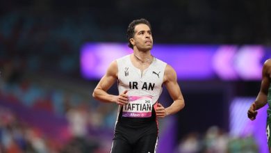 نایب قهرمانی سریع‌ترین مرد ایران در فرانسه