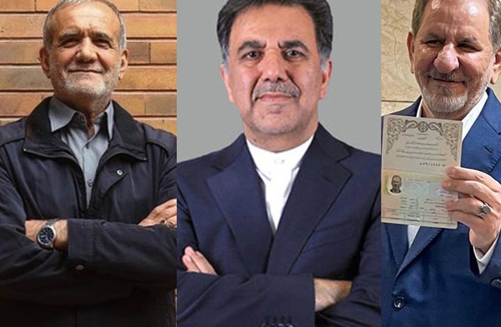 کاندیداهای رسمی جبهه اصلاحات معرفی شد: عباس اخوندی، پزشکیان و جهانگیری