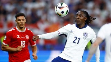 خلاصه بازی انگلیس ۱ - ۱ دانمارک