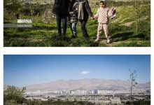(تصاویر) مقایسه‌ حضور مردم در بوستان چیتگر ۱۳ بدر امسال و پارسال