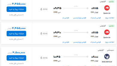 قیمت بلیط هواپیما تهران-دبی، امروز ۴ مرداد ۱۴۰۳