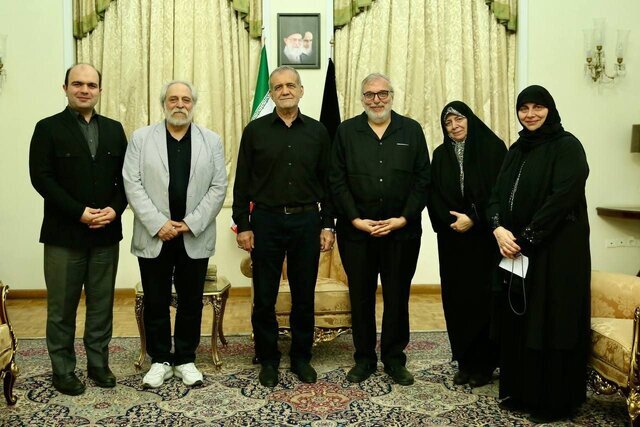 دیدار خانواده امام موسی صدر با پزشکیان - هشت صبح