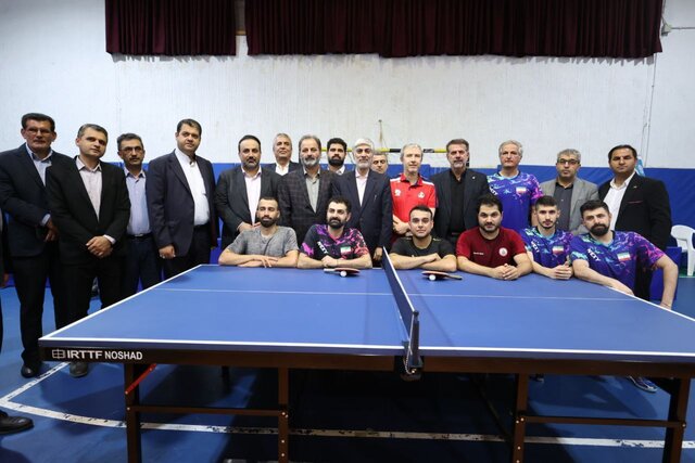بازدید وزیر ورزش و جوانان از اردوی المپیکی‌های پینگ‌پنگ ایران در مازندران