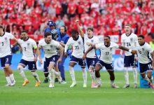 خلاصه بازی انگلیس ۱ (۵) - (۳) ۱ سوئیس