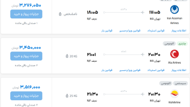 قیمت بلیط هواپیما تهران-نجف، امروز ۳ شهریور ۱۴۰۳