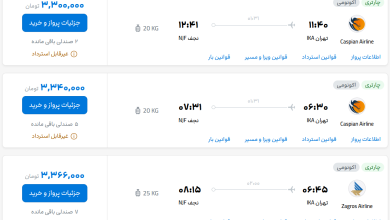 قیمت بلیط هواپیما تهران-نجف، امروز ۱۰ شهریور ۱۴۰۳