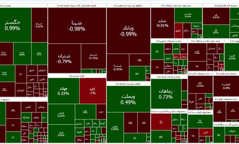 کاهش ۱۰۰۳ واحدی شاخص کل بورس دقایقی بعد از بازگشایی بازار