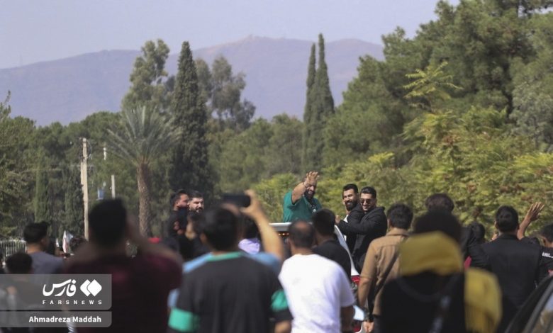 (تصاویر) استقبال از هادی چوپان در شیراز