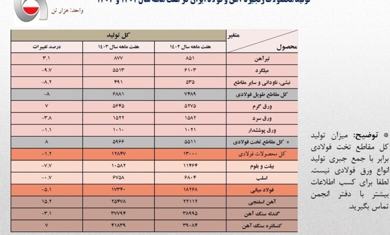 کاهش یک میلیون تنی تولید فولاد به دلیل قطعی برق