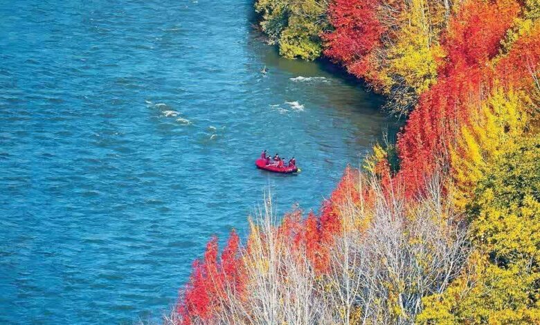 نمایی زیبا از زاینده رود اما نه در اصفهان!