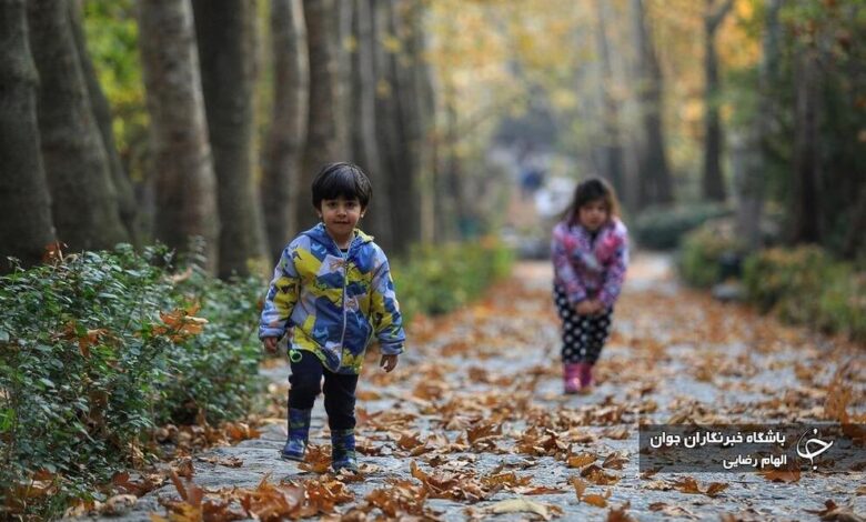 (تصاویر) طبیعت پاییزی پارک جمشیدیه تهران