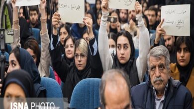 تصاویر: مراسم روز دانشجو در دانشگاه علامه طباطبایی با حضور سخنگوی دولت