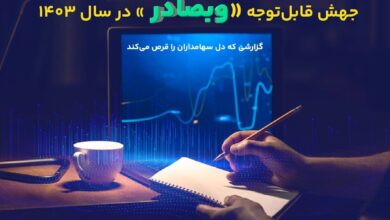 جهش قابل‌توجه «وبصادر» در سال ۱۴۰۳/ گزارشی که دل سهامداران را قرص می‌کند