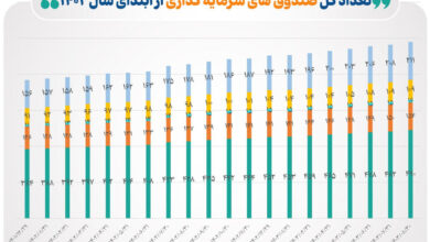 تعداد صندوق‌های سرمایه‌گذاری بورسی به ۴۹۰ صندوق رسید