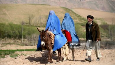 (تصاویر) خرسواری زنان افغان