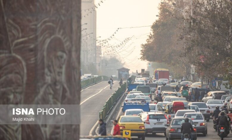 (تصاویر) هوای خفه کننده تهران!