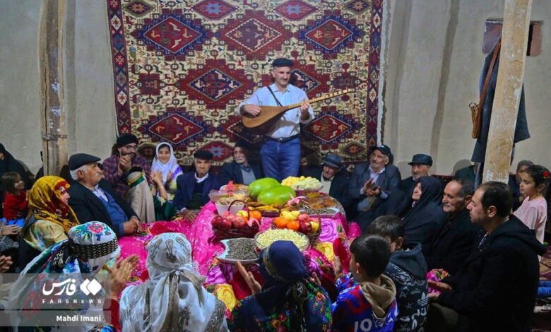 (تصاویر) شب چله در روستا‌های آذربایجان