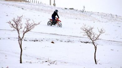 (تصاویر) تفریحات زمستانی در ابهر