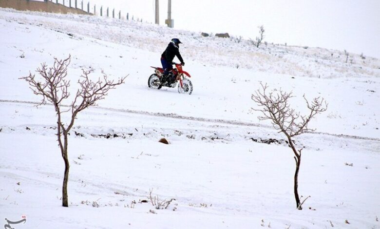 (تصاویر) تفریحات زمستانی در ابهر