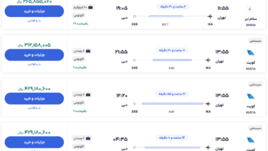 قیمت بلیط هواپیما تهران-دبی، امروز ۱۳ دی ۱۴۰۳