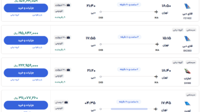 قیمت بلیط هواپیما تهران-دبی، امروز ۱۹ دی ۱۴۰۳