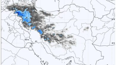 هواشناسی ایران ۱۹ دی؛ ورود سامانه بارشی جدید به ۵ استان - هشت صبح