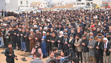 (تصاویر) اقامه نماز باران در کردستان عراق