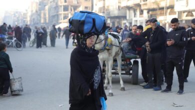 (تصاویر) بازگشت آوارگان فلسطینی به غزه ویران شده