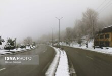 (تصاویر) دوشنبه برفی همدان