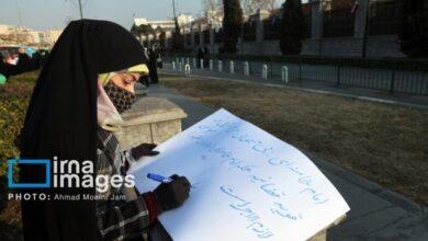 تصاویر: از نزدیک به همراه رادیکال‌ها در تجمع علیه سران قوا