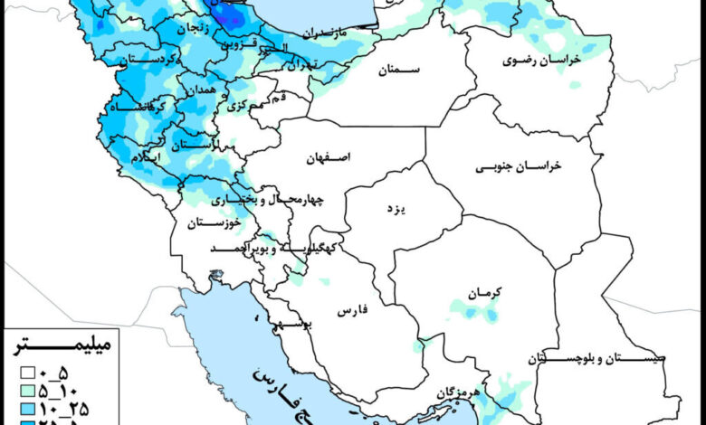 حوضه دریای خزر و دریاچه ارومیه پرباران‌ترین حوضه‌های‌ درجه یک کشور - هشت صبح